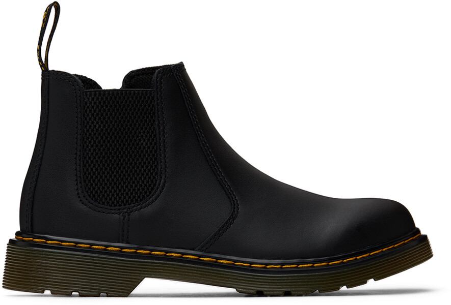 

Детские черные ботинки челси 2976 Big Kids Dr. Martens