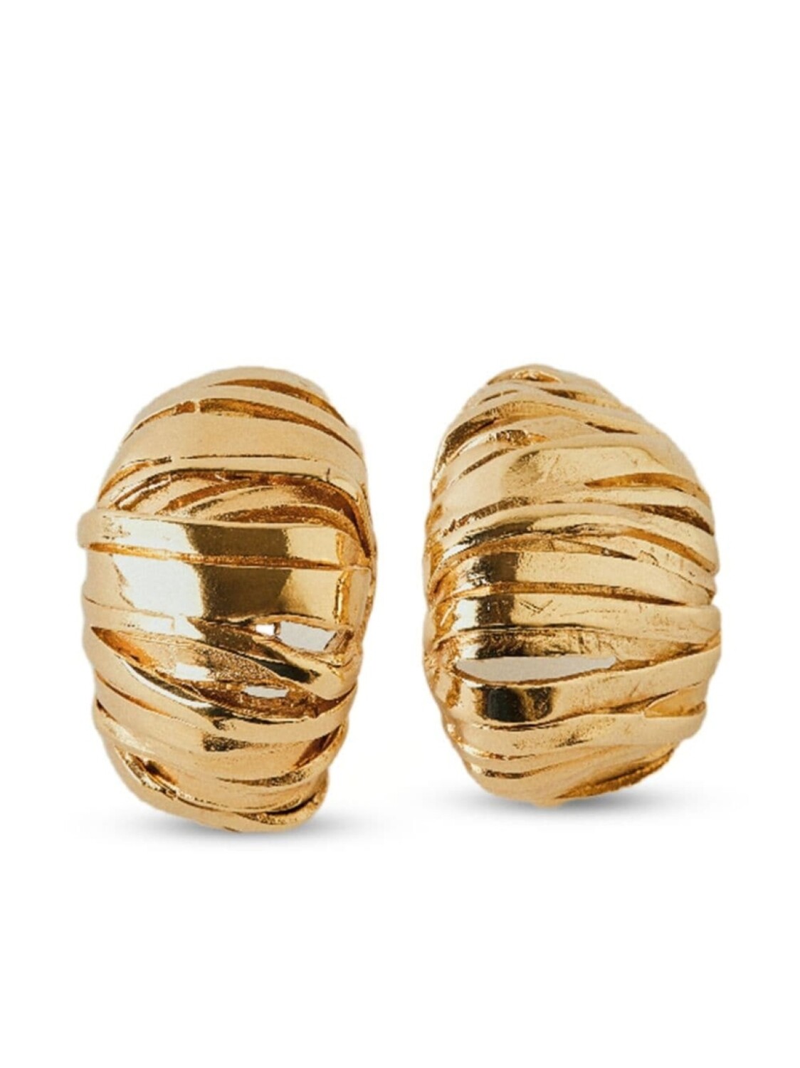

Фактурные серьги Blass Paola Sighinolfi, золотой