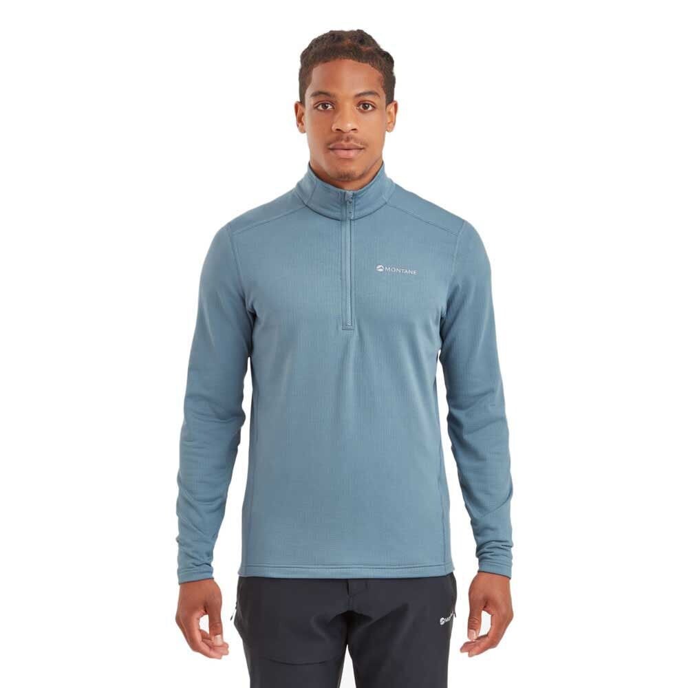 

Футболка Montane Protium Long Sleeve 1/2 Zip, синий