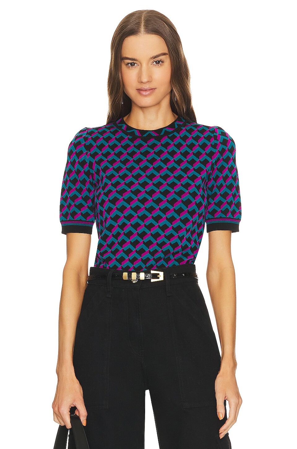 

Топ Diane von Furstenberg Frennessey, цвет Brick Teel