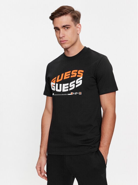 

Футболка стандартного кроя Guess, черный