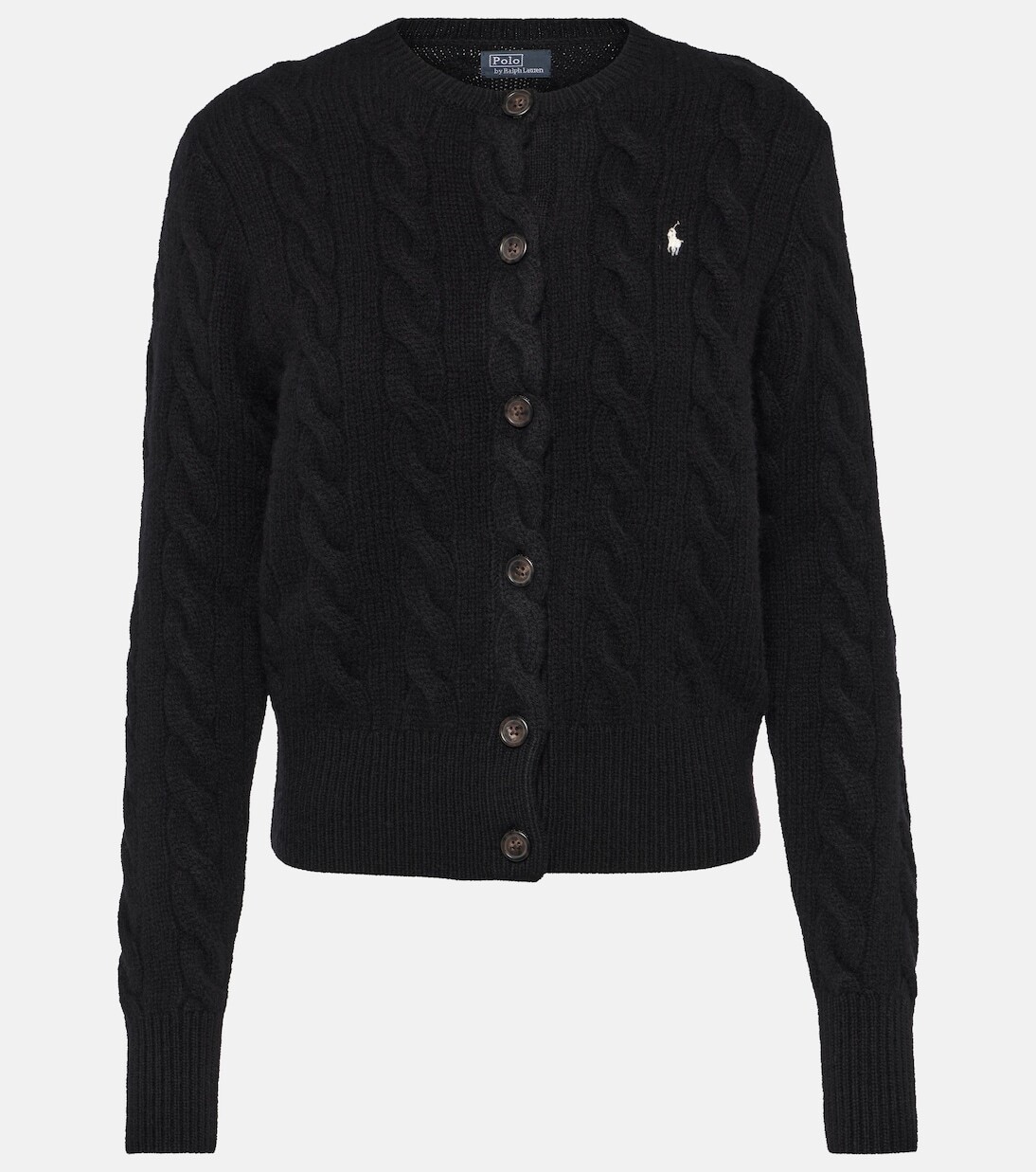 

Кардиган из шерсти и кашемира Polo Ralph Lauren, черный