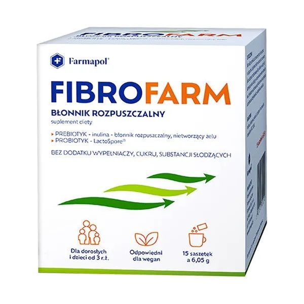 

Волокно Fibrofarm Błonnik Rozpuszczalny, 15 шт