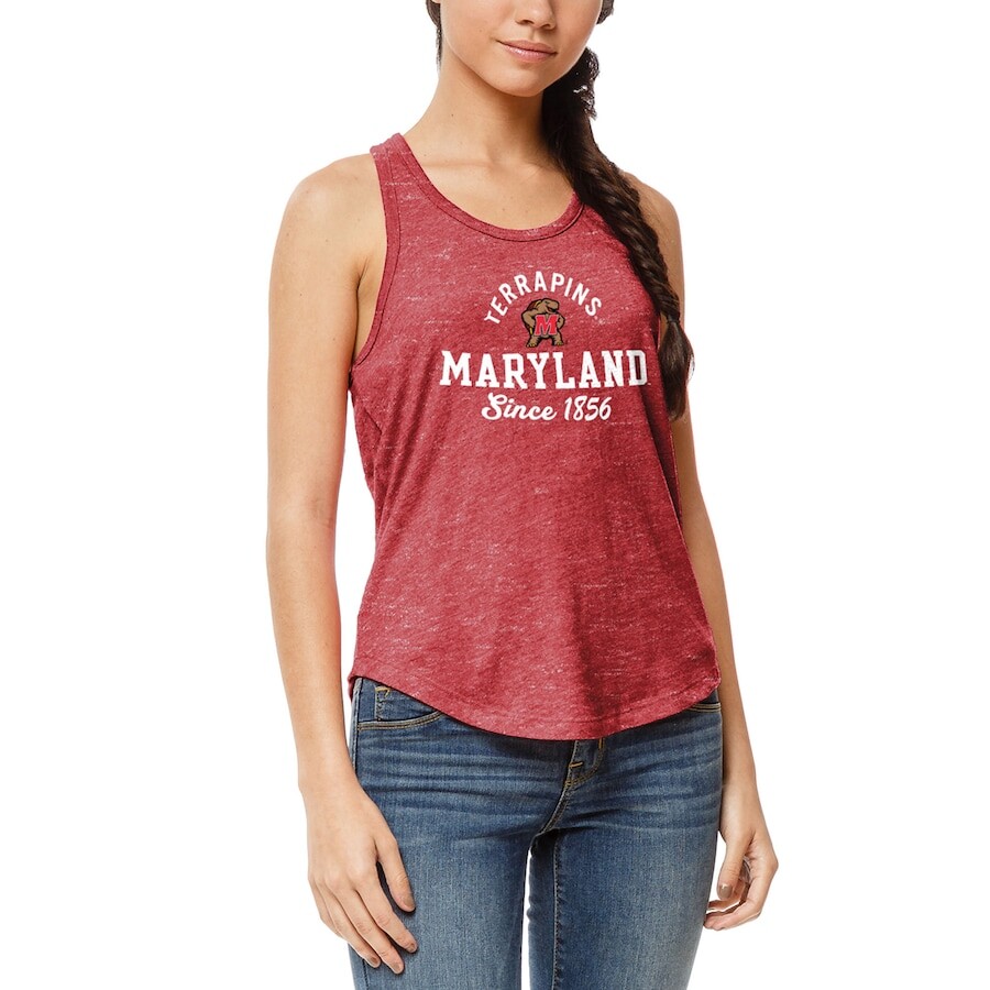 

Топ League Collegiate Wear Maryland Terrapins, красный