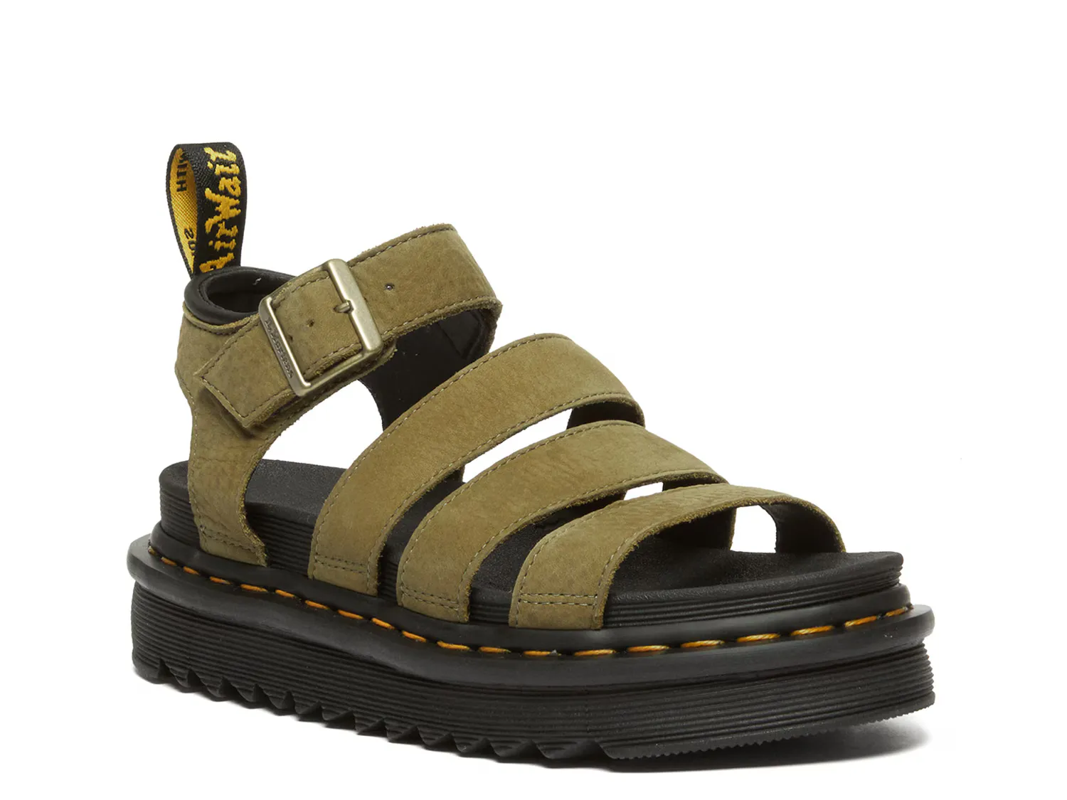

Сандалии Blaire Wedge Sandal Dr. Martens, оливково-зеленый