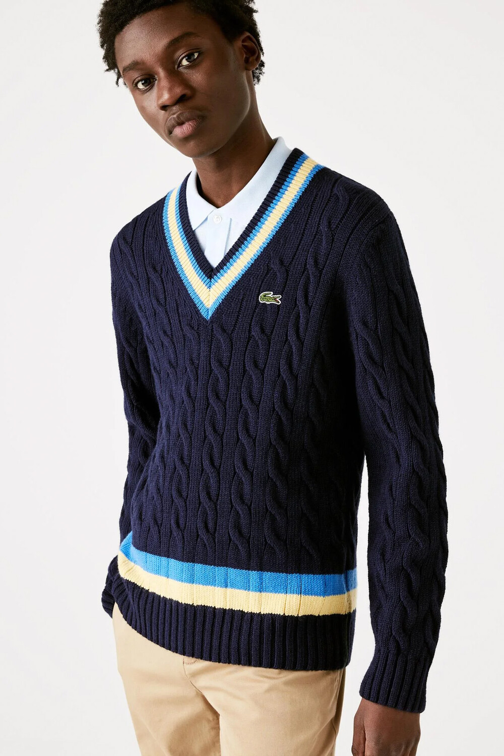 

Свитер - Синий - Классический крой Lacoste, синий