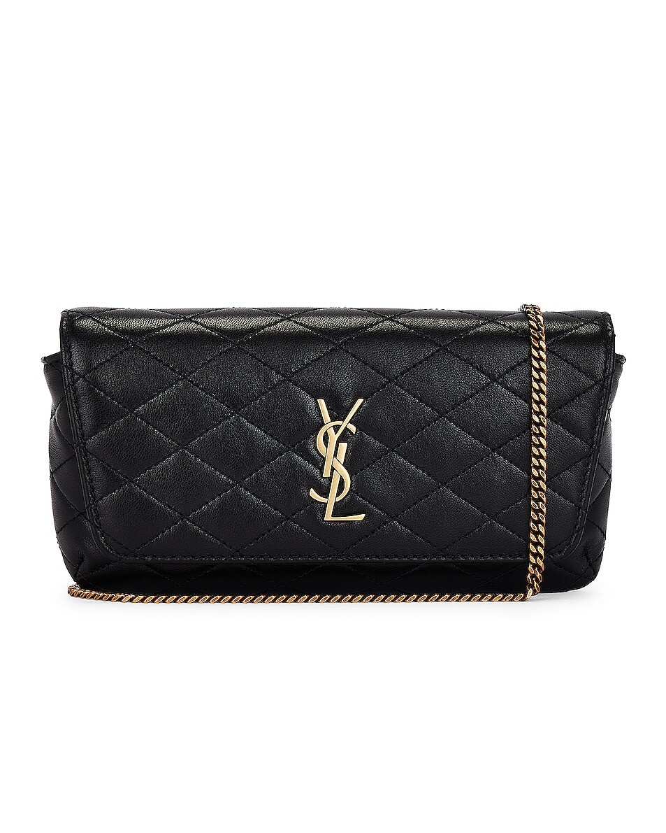 

Сумка Saint Laurent Mini Gaby Phone Holder Chain, неро
