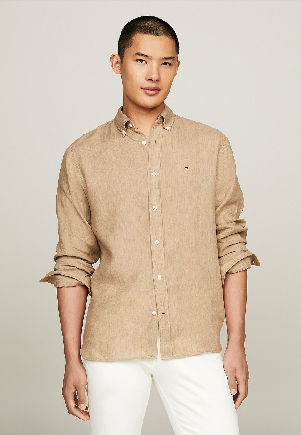 

Рубашка REGULAR FIT Tommy Hilfiger, бежевый