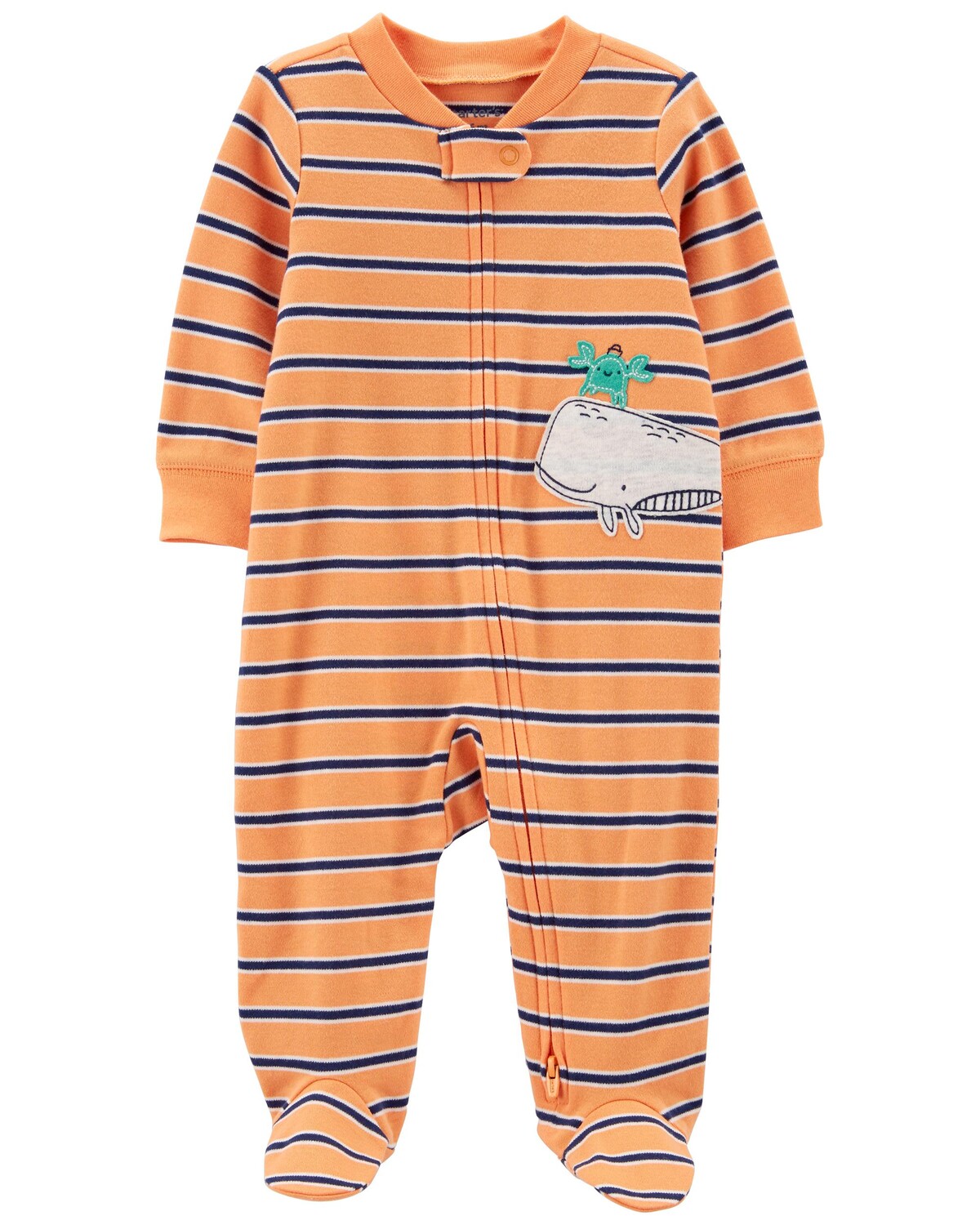 

Baby Whale Хлопковая двухсторонняя молния Sleep & Play Carter's
