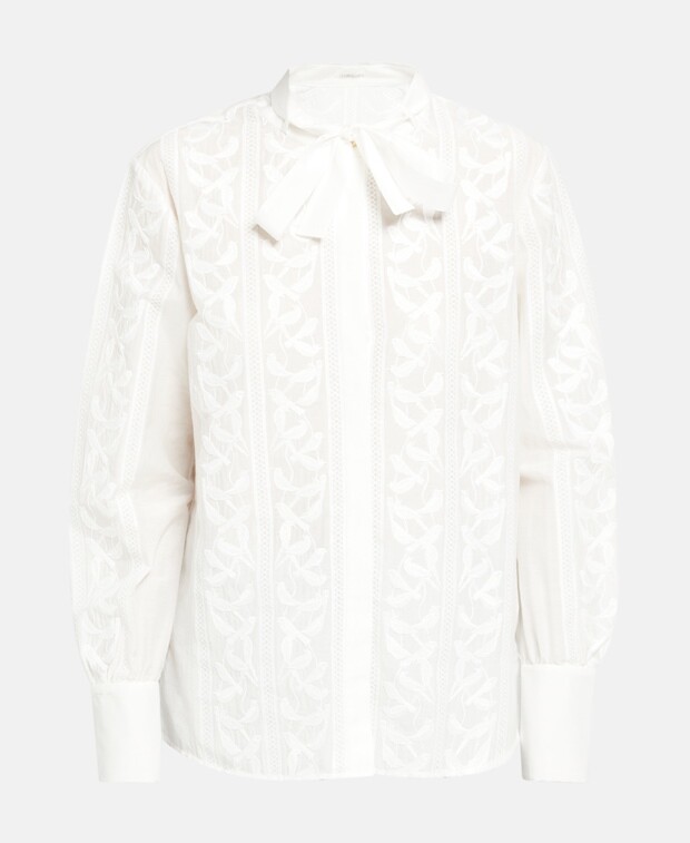 

Элегантная блузка Marc Cain, цвет Wool White