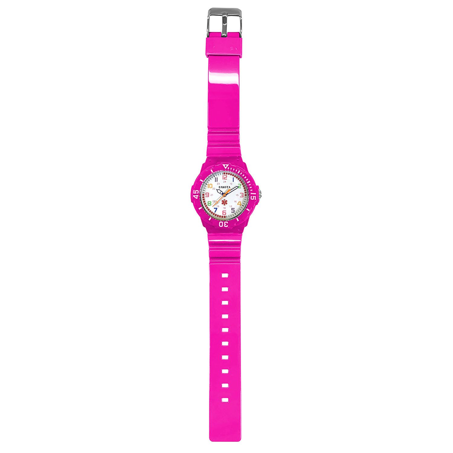 цена Женские миниатюрные розовые пластиковые часы для медсестры Dakota