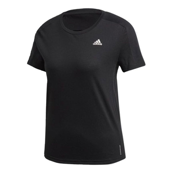 

Футболка (WMNS) adidas Training Sports Running T-Shirts 'Black', черный