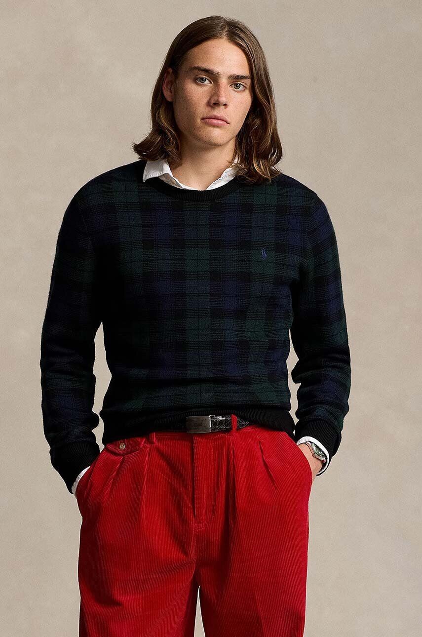 

Шерстяной свитер Polo Ralph Lauren, зеленый