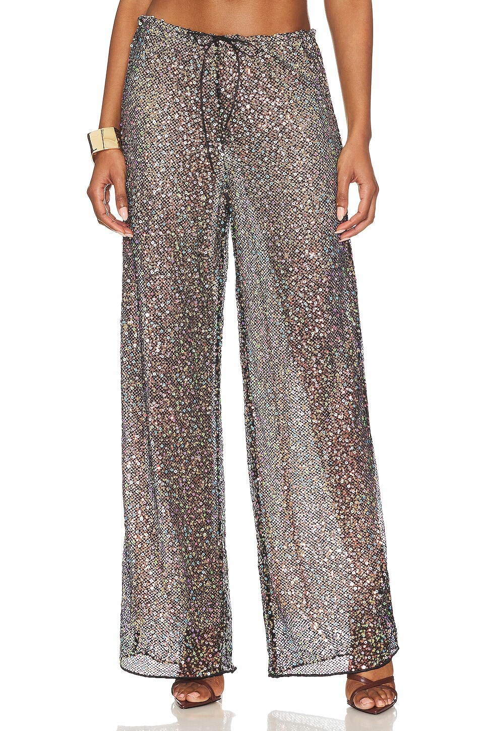 

Брюки Oseree Netquins, цвет Black & Multicolor