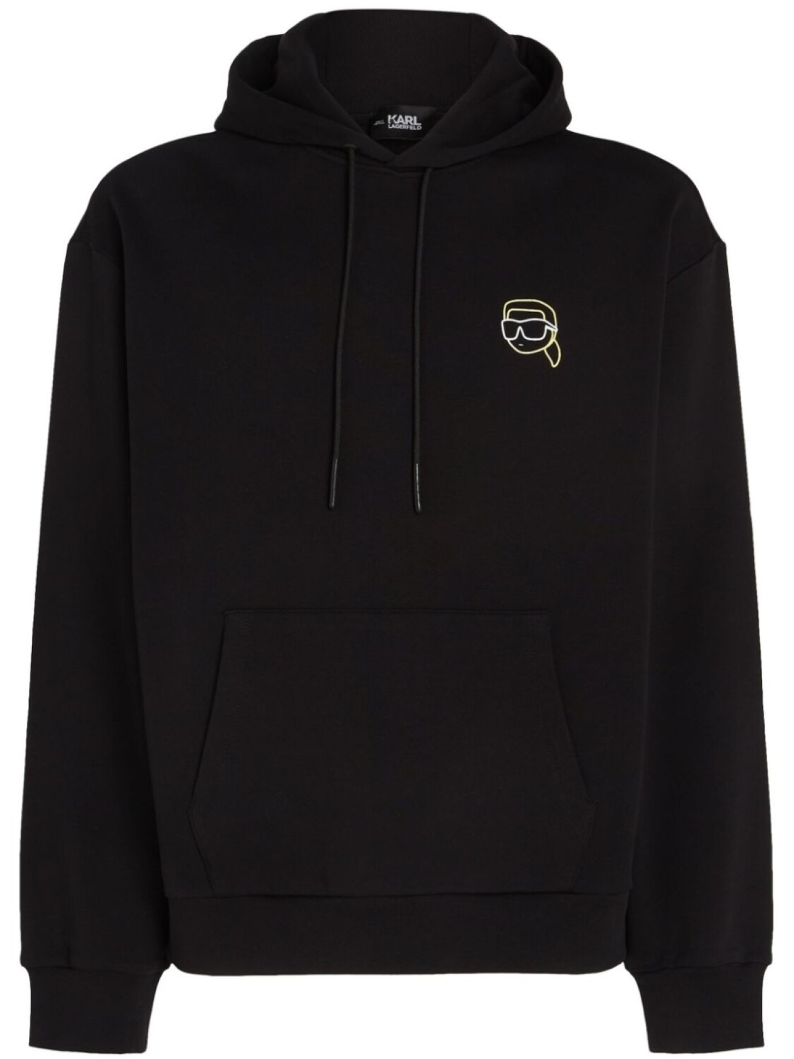 

Karl Lagerfeld худи Ikonik Outline из органического хлопка, черный