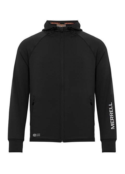 

Черная мужская толстовка с капюшоном Merrell, Черный