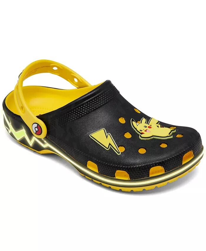 

Классические детские сабо Pokemon Toddler Pikachu от Finish Line Crocs, желтый