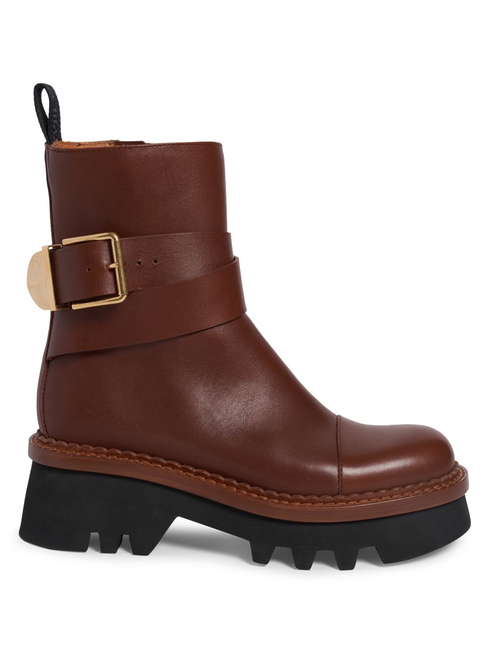 

Ботинки Owena с кожаной подошвой Chloé, коричневый