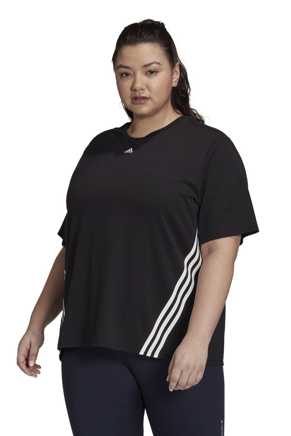 

Футболка с 3 полосками Curve Train Icons adidas, черный
