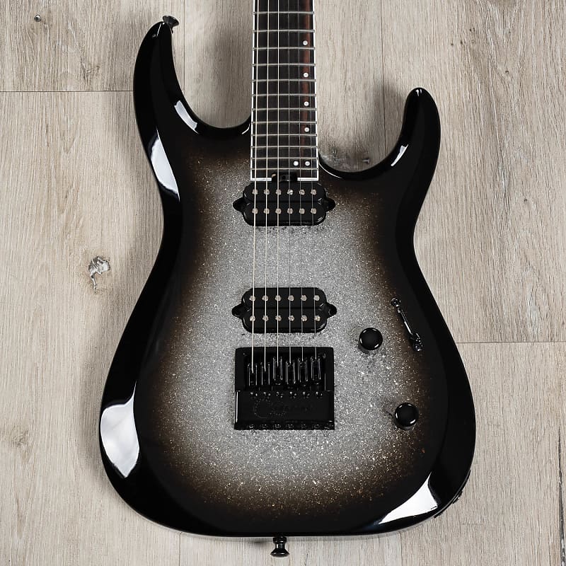 Электрогитара Jackson Pro Plus Dinky Modern MDK EverTune 6 Guitar, Silver Sparkle
