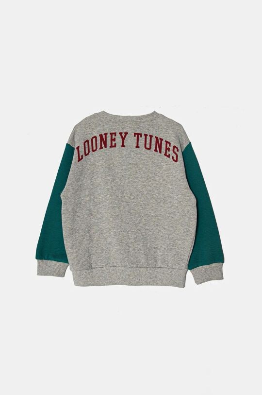 

Детская хлопковая толстовка x Looney Tunes United Colors of Benetton, серый