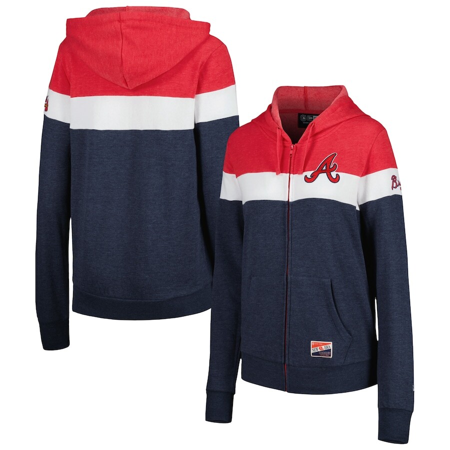 

Толстовка на молнии New Era Atlanta Braves, нави
