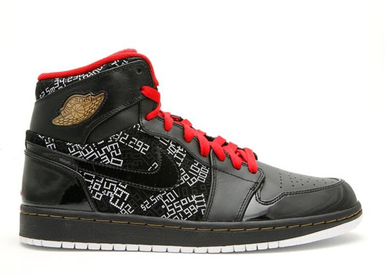 

Кроссовки AIR JORDAN 1 HIGH HOF 'HALL OF FAME', черный