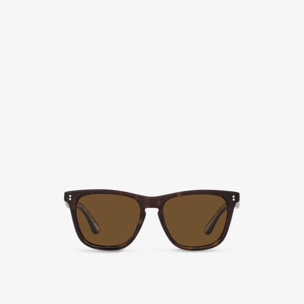 OV5449SU Lynes Sun солнцезащитные очки из ацетата в квадратной оправе Oliver Peoples, коричневый