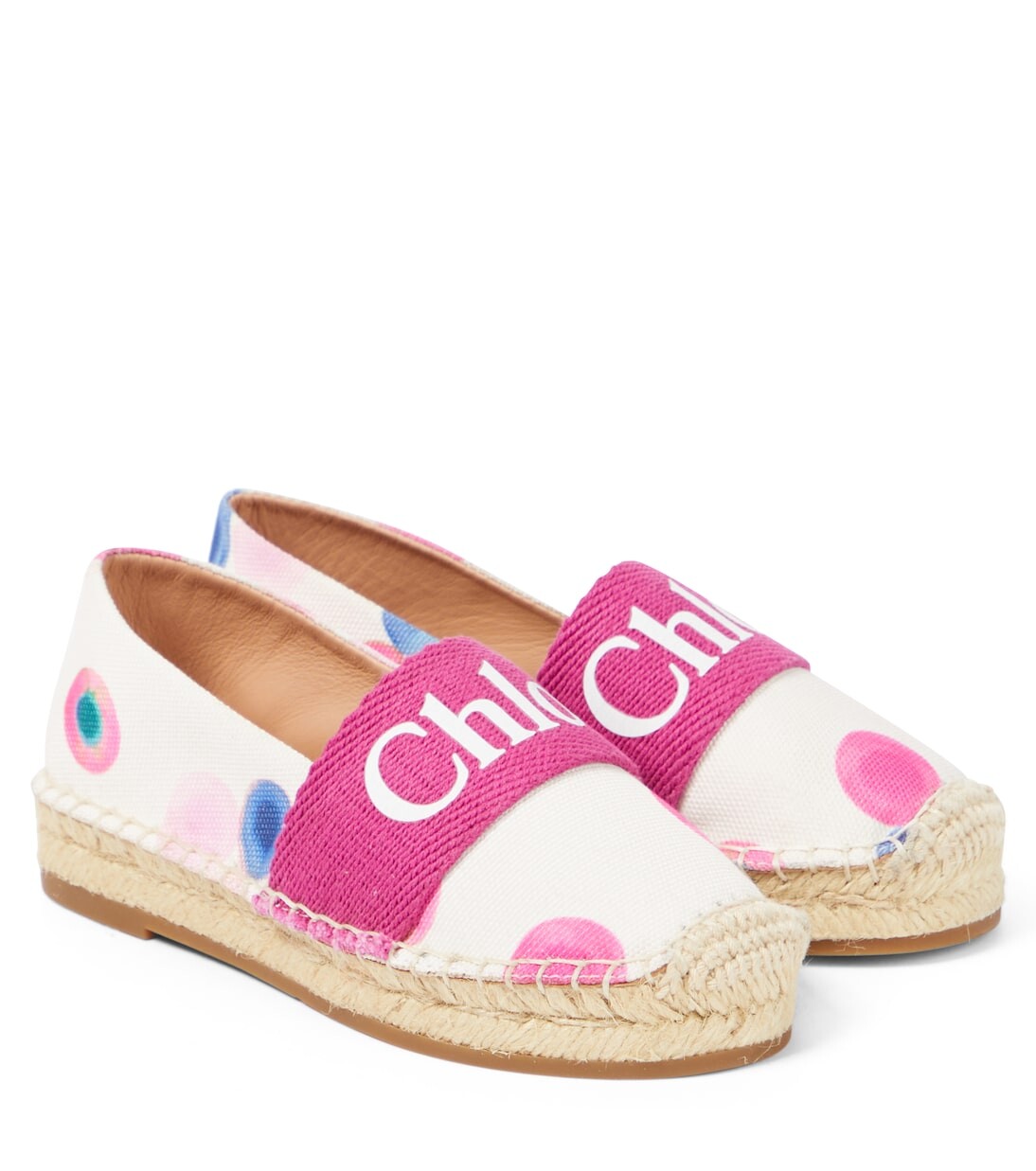 

Эспадрильи с логотипом Chloé, белый