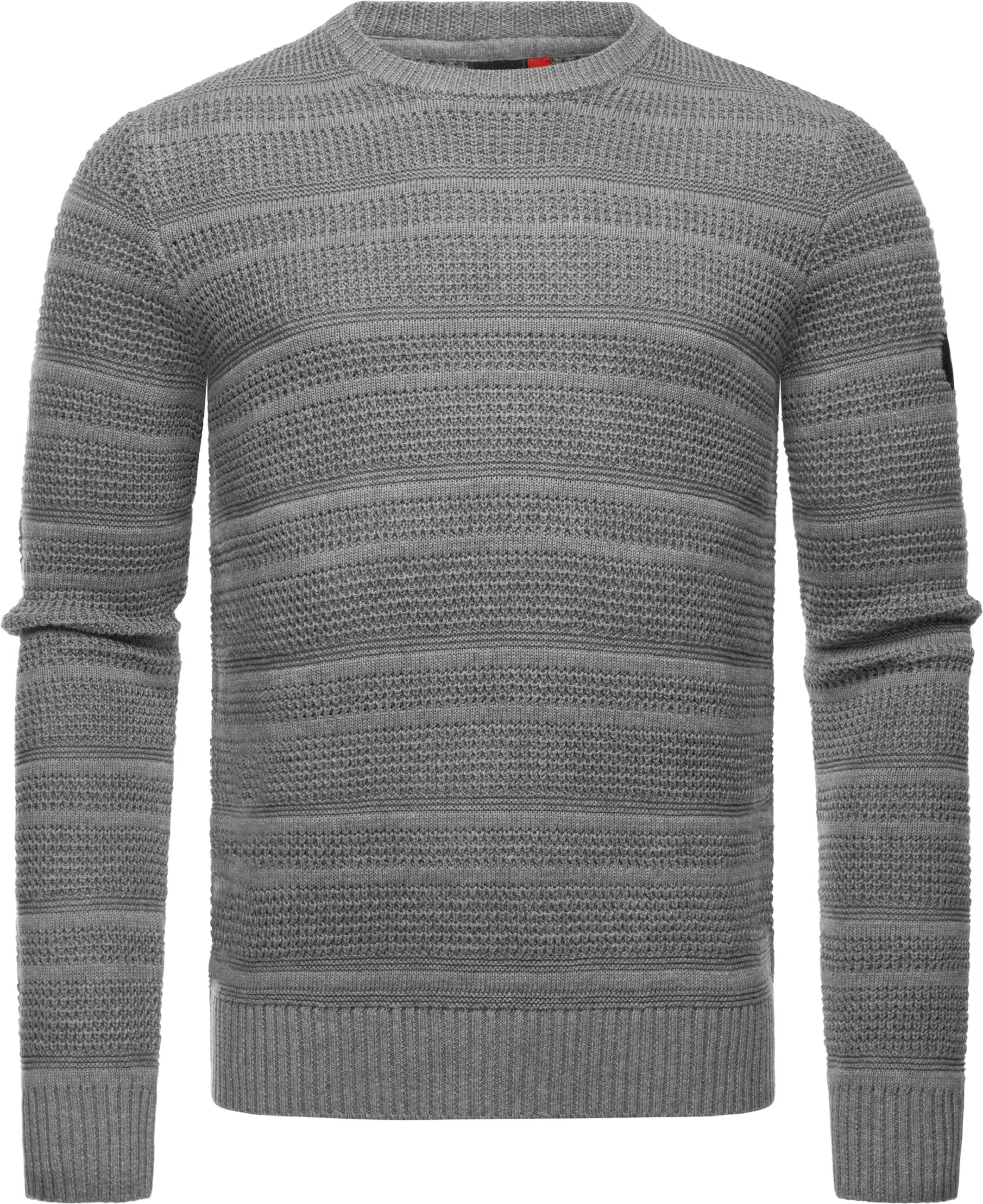 Толстовка ragwear Strickpullover Gabrel, серый