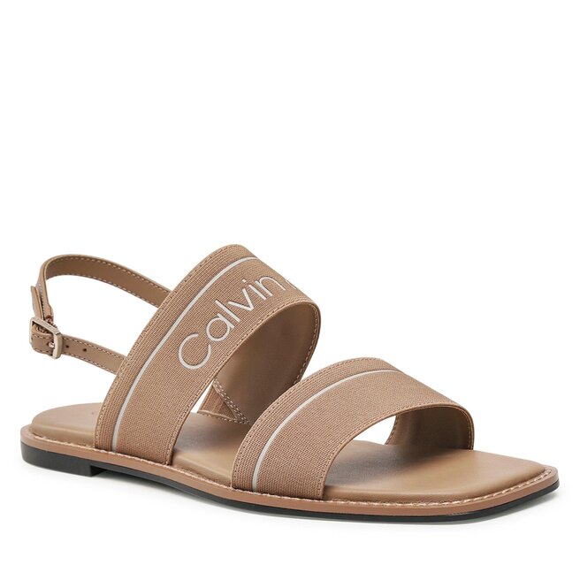 

Сандалии Calvin Klein SquaredFlat Sandal, коричневый