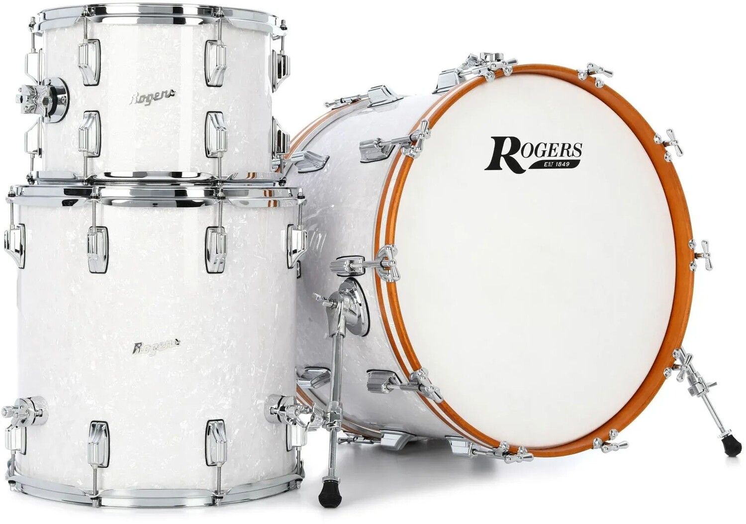 

Набор из трех частей Rogers Drums PowerTone Shell — White Marine Pearl