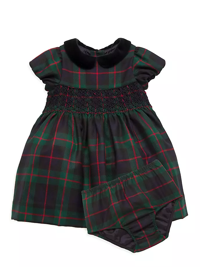 Клетчатое платье и шаровары в клетку для маленьких девочек Polo Ralph Lauren, мультиколор