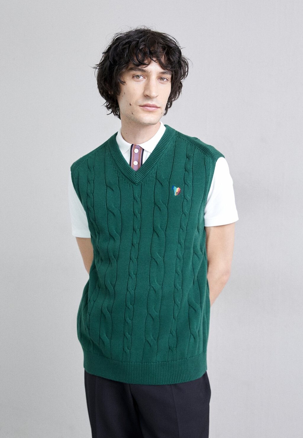 

Свитер PS Paul Smith, бутылочно-зеленый