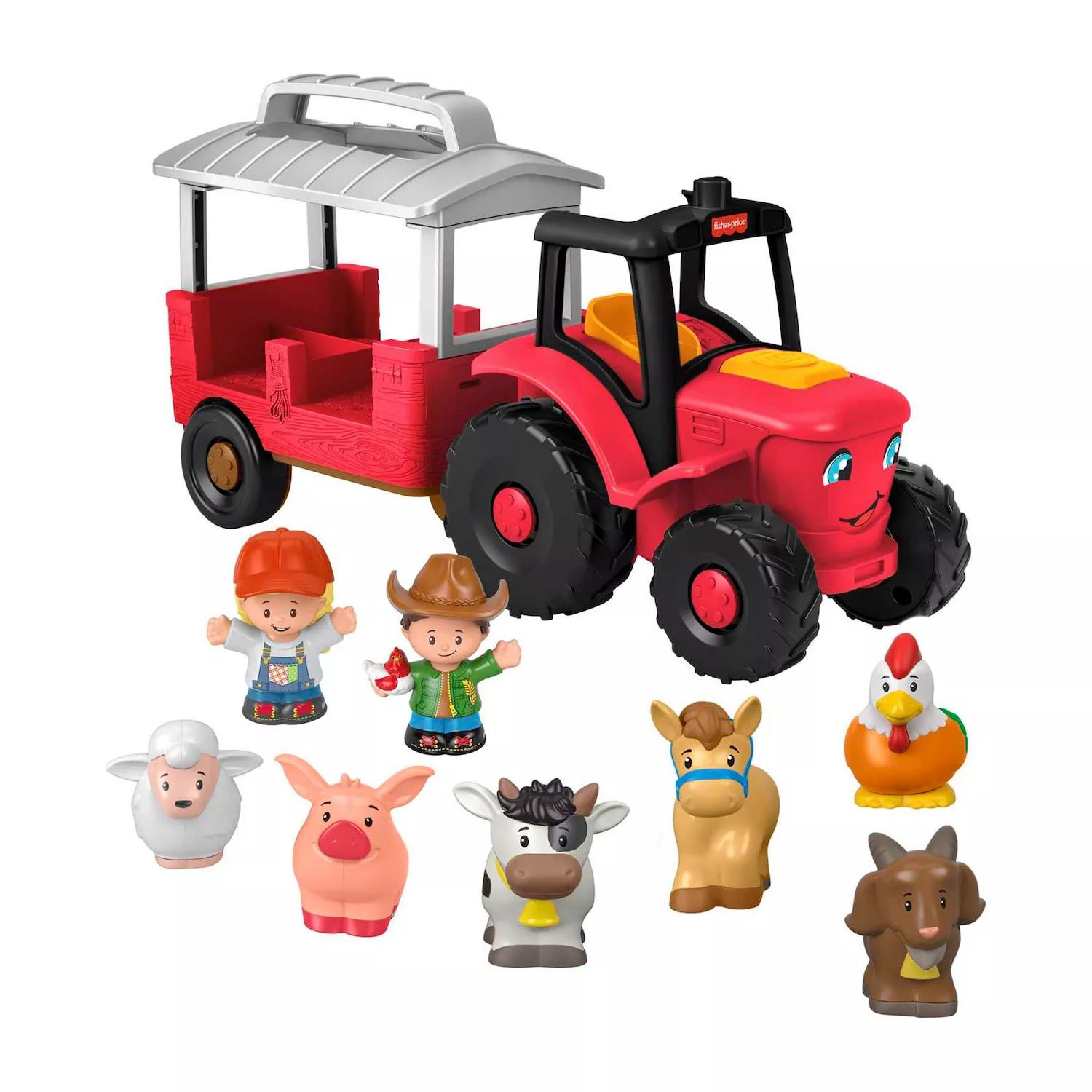 Подарочный набор трактора Fisher-Price «Маленькие люди, ухаживающие за животными» Fisher-Price