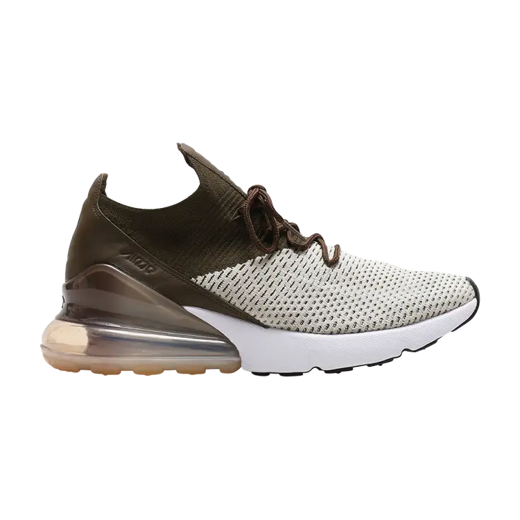 

Кроссовки Nike Air Max 270 Flyknit 'Dark Hazel', коричневый, Коричневый;серый