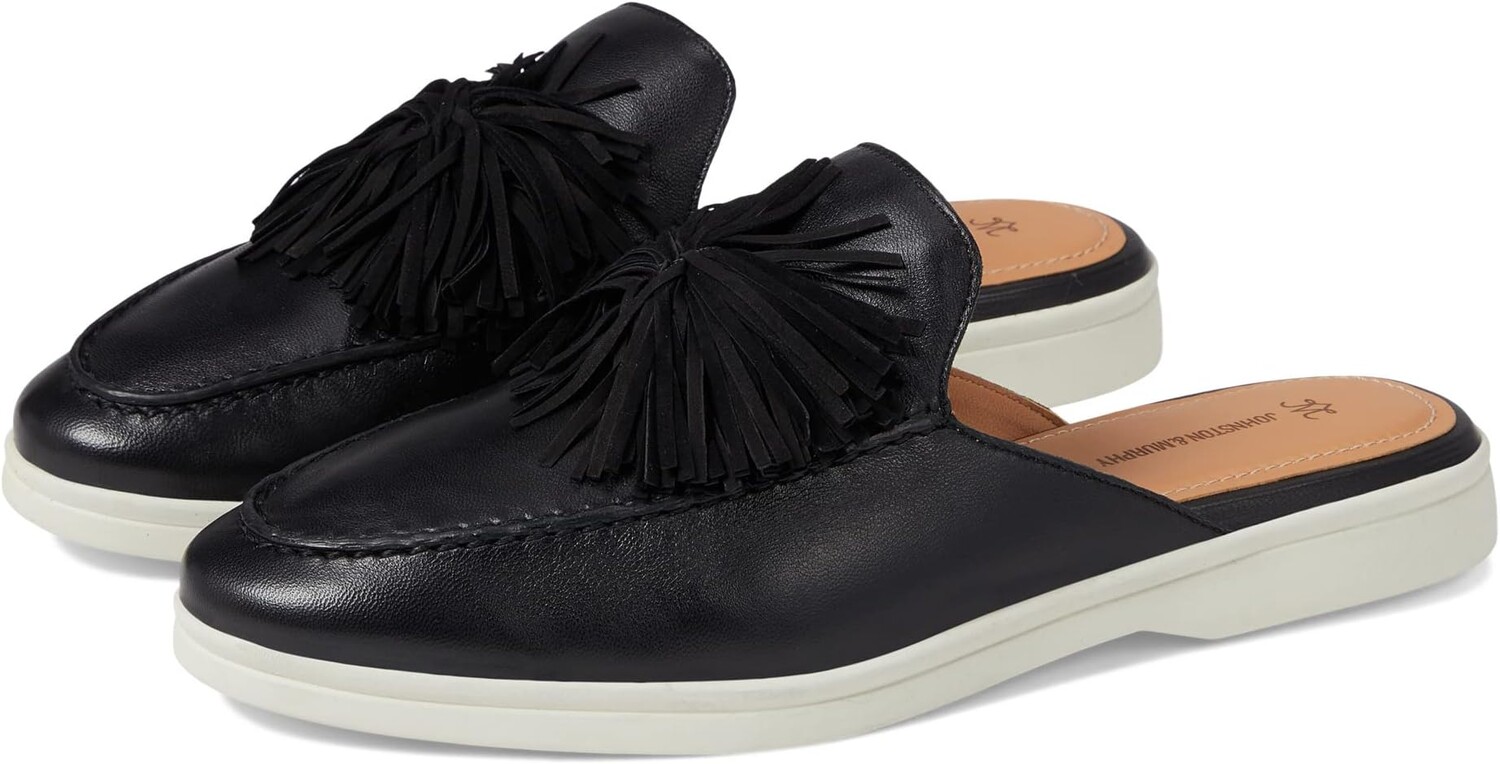 

Лоферы Johnston & Murphy Darlene Fringe Mule, черный