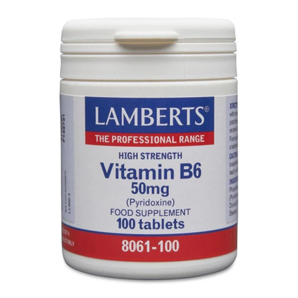 Витамин B6 50 мг, Lamberts