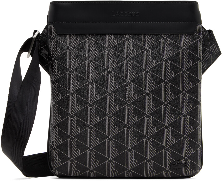 

Черная сумка The Blend Lacoste, цвет Black/Gray