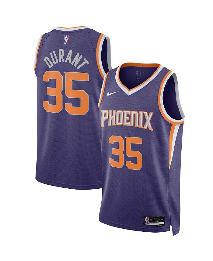 

Мужская и женская футболка Swingman Кевина Дюранта Purple Phoenix Suns 2022/23 — Icon Edition Nike, фиолетовый