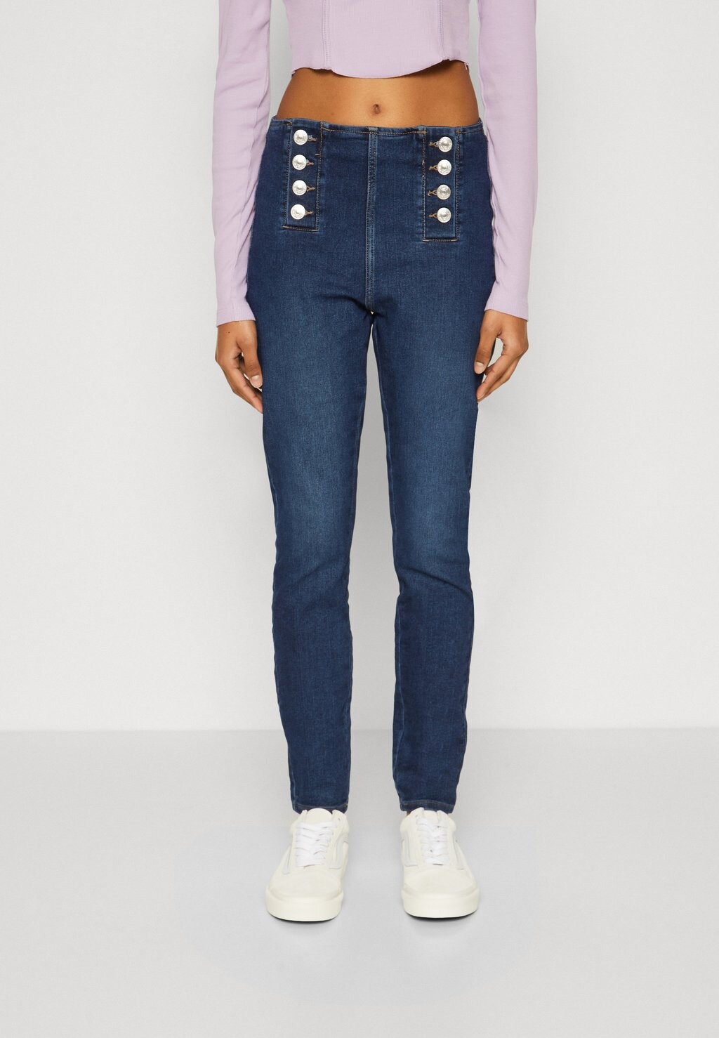 

Джинсы Skinny Fit ONLY Petite ONLDAISY BUTTON, цвет dark blue denim