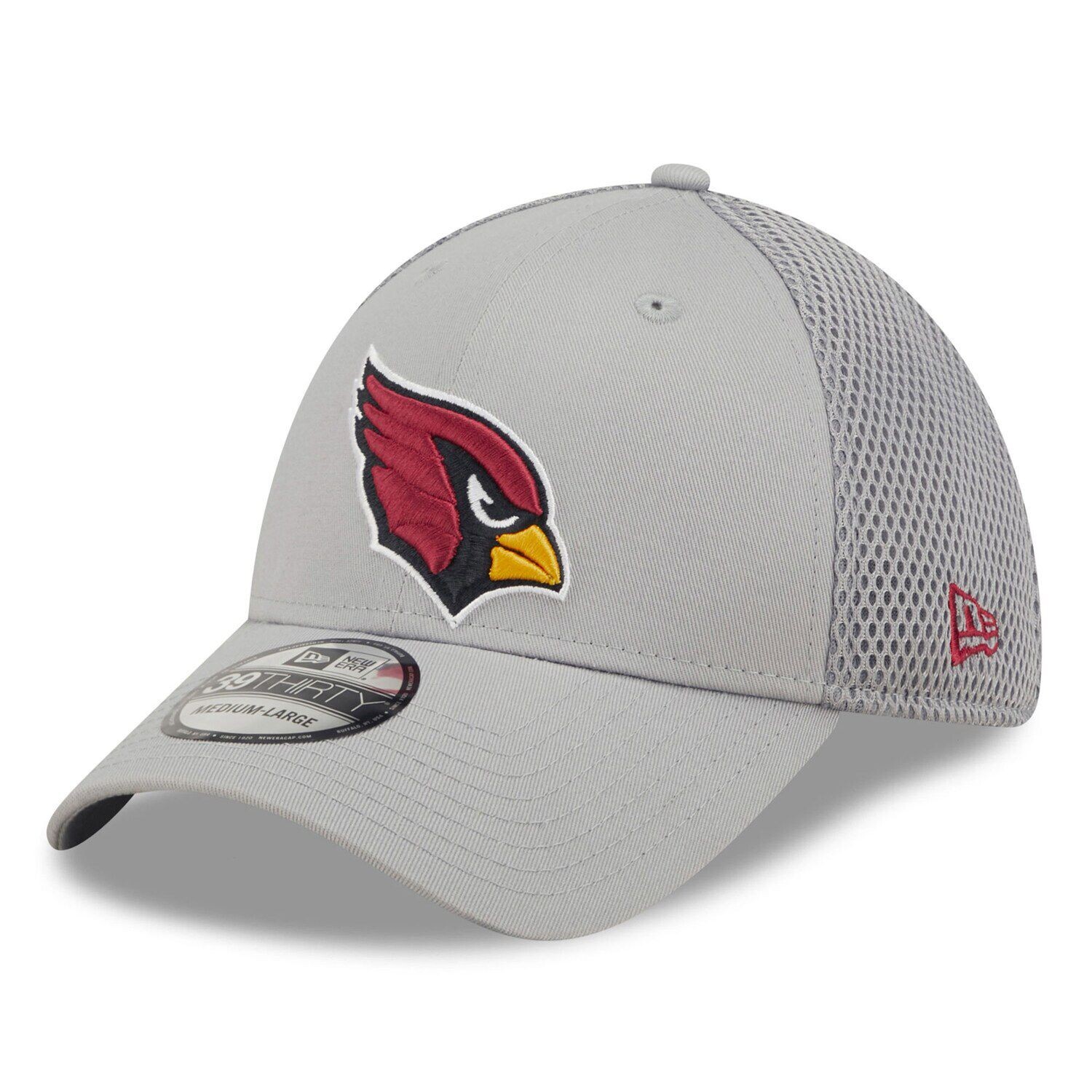

Мужская кепка New Era Grey Arizona Cardinals Team Neo 39THIRTY Flex Hat