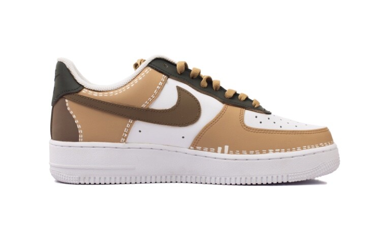 

Кроссовки Air Force 1 для скейтбординга мужские низкие коричневый/коричневый/белый Nike