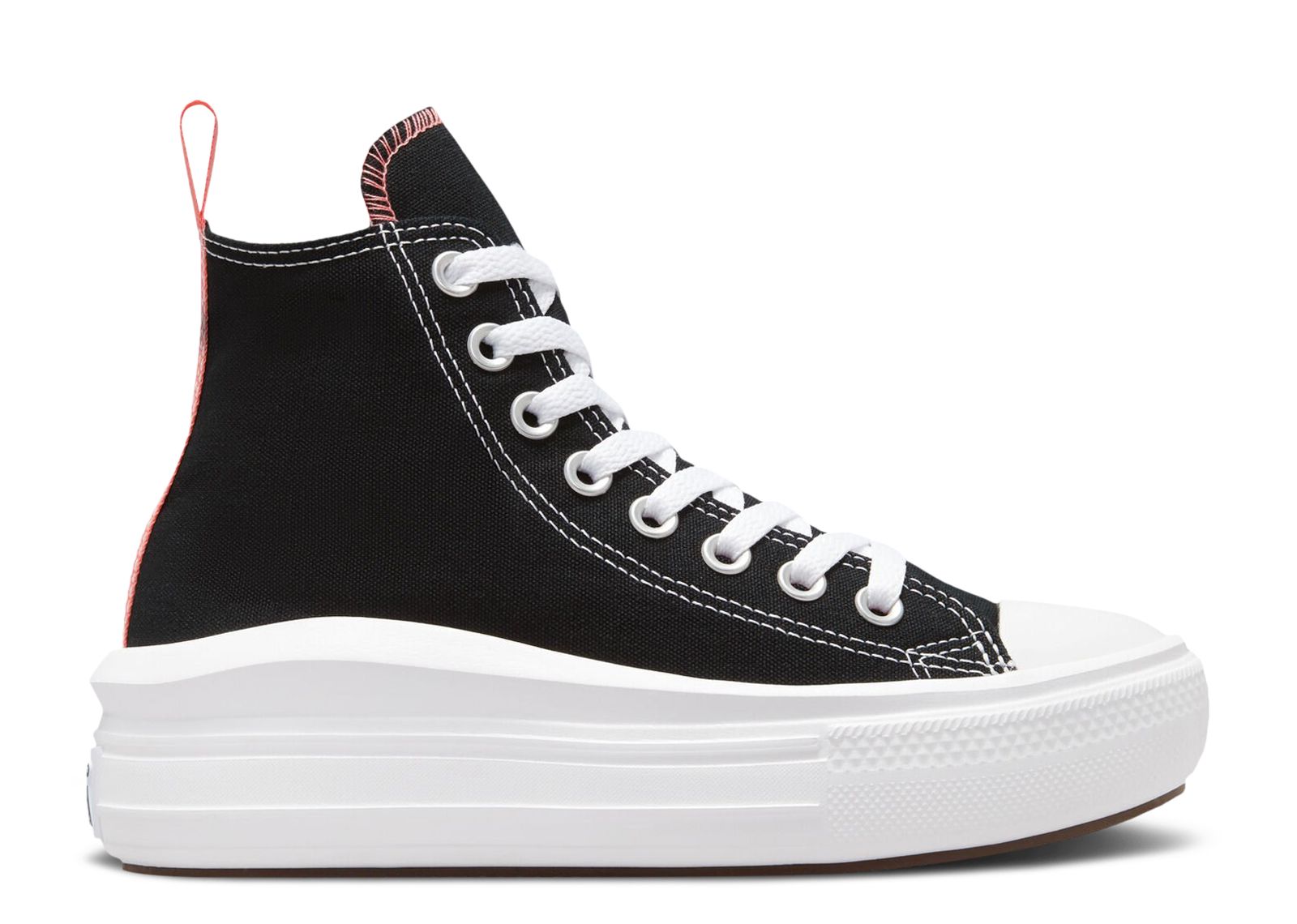 

Кроссовки Converse Chuck Taylor All Star Move High Gs 'Black Pink Salt', черный