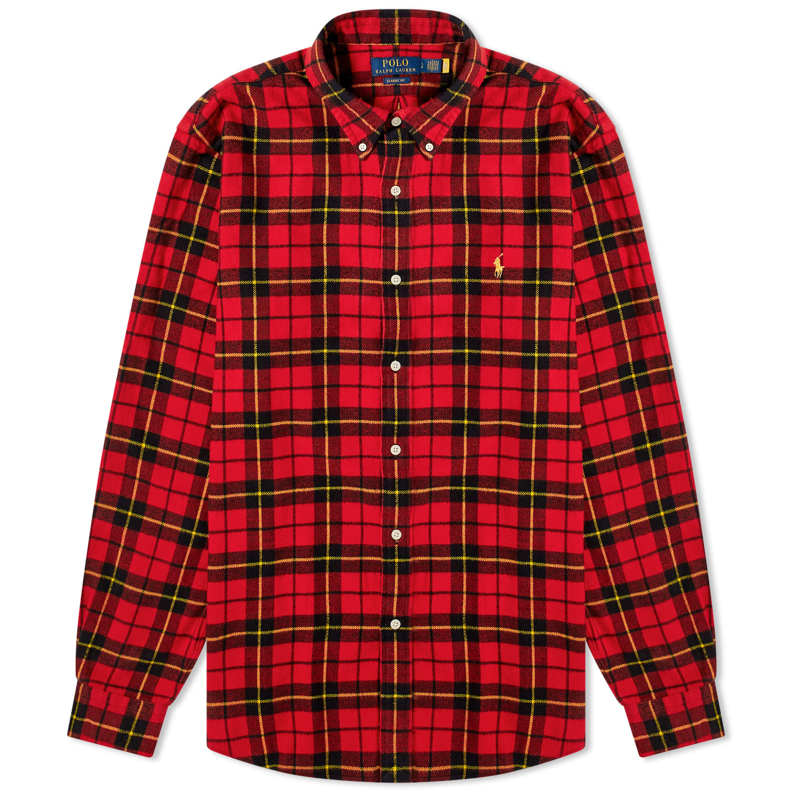 Рубашка Polo Ralph Lauren Check Flannel, цвет Red & Black Multi