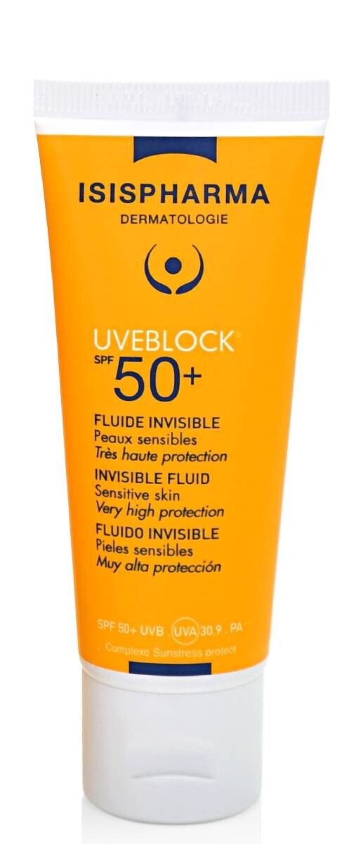 

Крем с фильтром Isispharma Uveblock UVA/UVB SPF50+, 00 Clear