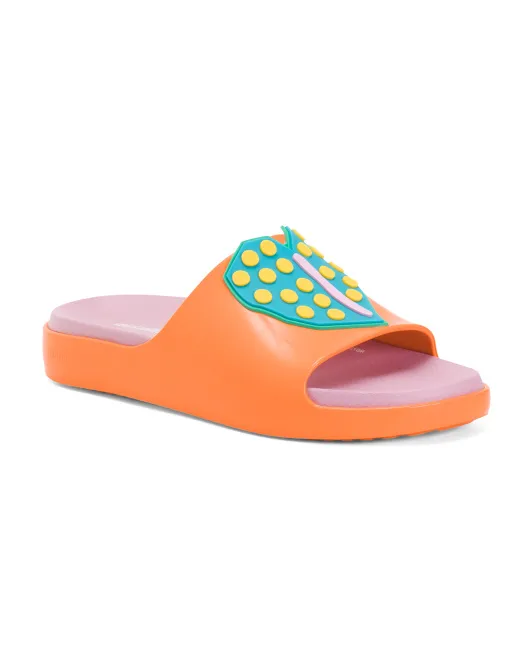 

Сандалии Pingpong Fabula (Little Kid, Big Kid) Mini Melissa, оранжевый/розовый