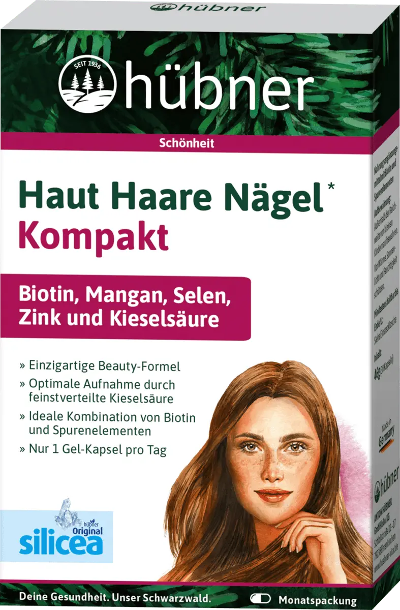 

Skin Hair Nails Компактные гелевые капсулы 30 шт 46 г. Hübner