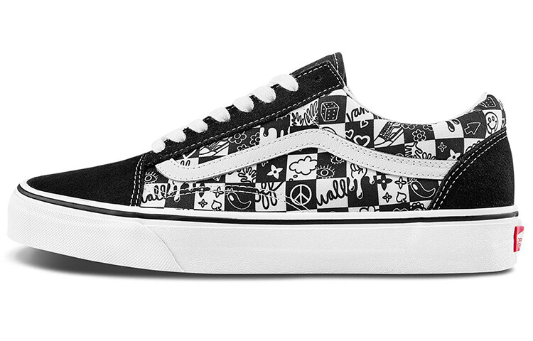 

Обувь для скейтбординга унисекс Vans Old Skool, черный/белый