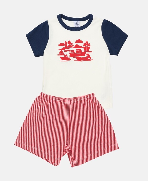 

Пижама Petit Bateau, белый
